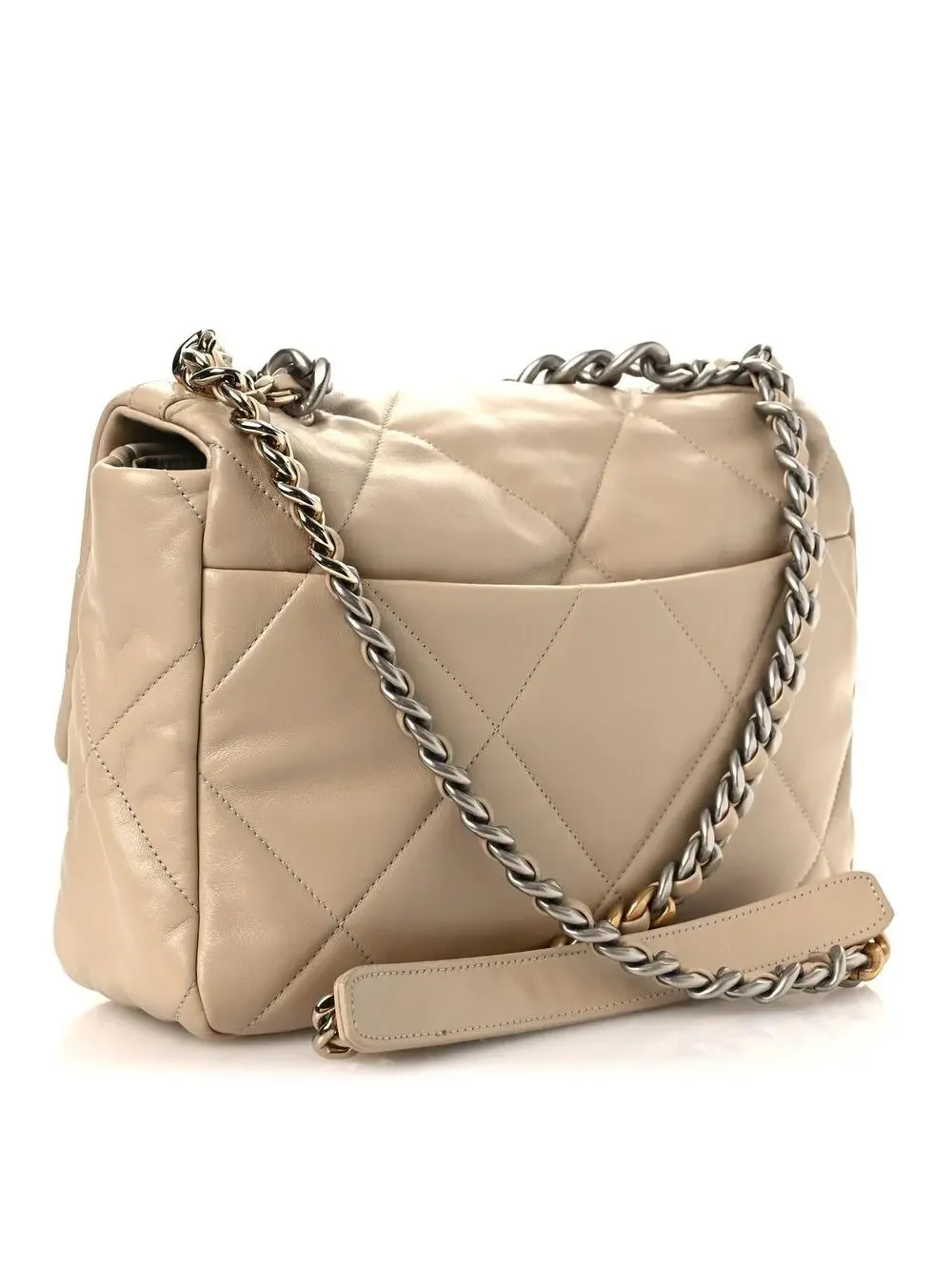 Lambskin Quilted Large Chanel 19 Flap #311319C40B